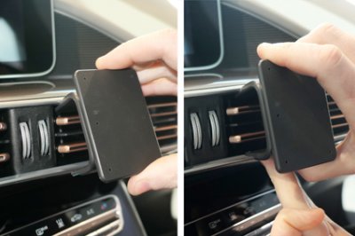 Mobile phone holder Mercedes EQC from model year 2020-