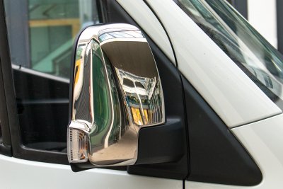 Stainless steel mirror covers for Mercedes-Benz Sprinter 2018-