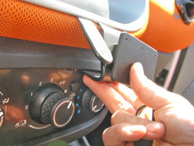 Mobile phone holder Smart Fortwo from model year 2014-