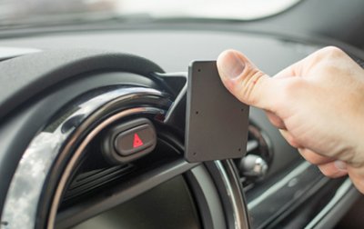 Mobile phone holder for Mini Clubman from 2015-