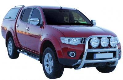 Stainless steel bull bar for Mitsubishi L200 2006- & 2010-2015