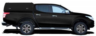 Force Pro cover with opening side hatches for Mitsubishi L200 (Double Cab) from 2016-