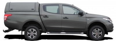 Force Pro cover with opening side hatches for Mitsubishi L200 (Double Cab) from 2016-