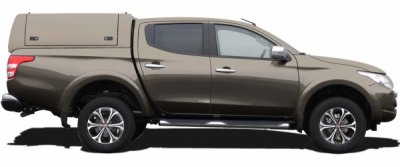 Force Pro cover with opening side hatches for Mitsubishi L200 (Double Cab) from 2016-