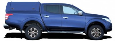 Force Pro cover with opening side hatches for Mitsubishi L200 (Double Cab) from 2016-