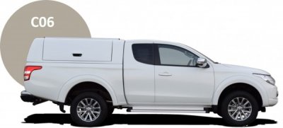 Force Pro cover with opening side hatches for Mitsubishi L200 (Club Cab) from 2016-