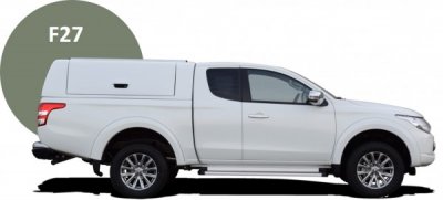 Force Pro cover with opening side hatches for Mitsubishi L200 (Club Cab) from 2016-