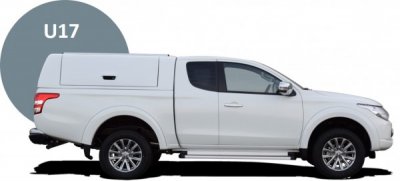 Force Pro cover with opening side hatches for Mitsubishi L200 (Club Cab) from 2016-