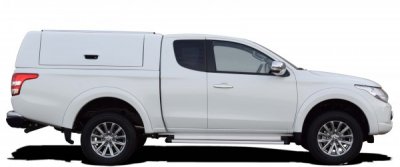 Force Pro cover with opening side hatches for Fiat Fullback (Club Cab) from 2016-