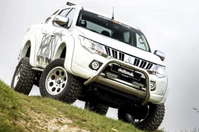 Body height increase 100 mm for Fiat Fullback 2016-