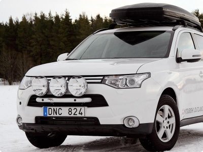 Aluminum extra light bracket for Mitsubishi Outlander 2013-2015