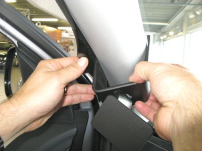 Mobile phone holder Peugeot 4008 from 2012-2017 - Mounting