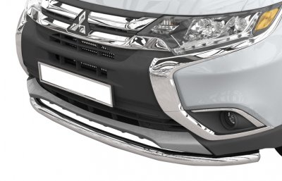 Stainless steel bull bar Single for Mitsubishi Outlander 2016-