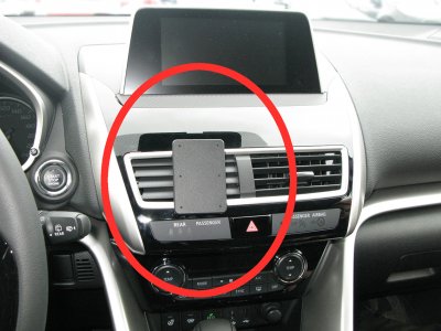 Mobile phone holder Mitsubishi Eclipse Cross from 2018- and newer