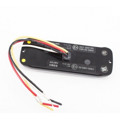 LED Flashing Light with Halo Ring in White, Red and Orange | ECE R65/R10/R91 | 12-24V