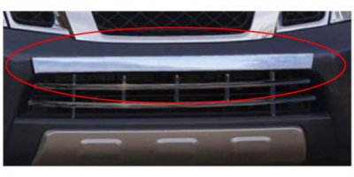 Molded bumper for Nissan Navara from 2006-2014