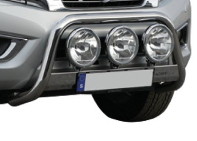 Stainless steel low bull bar for Nissan Navara 2015-