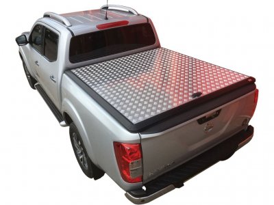 Aluminium Basic tonneau cover for Nissan Navara Double Cab 2015-