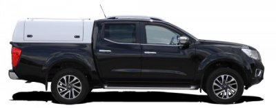 Force Pro flat cover with opening side hatches for Nissan Navara (Double Cab) from 2015-