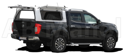 Force Pro flat cover with opening side hatches for Nissan Navara (Double Cab) from 2015-