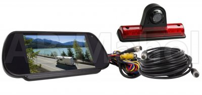 Rear view camera & 7 monitor (rear view mirror) for Nissan NV200 2010-