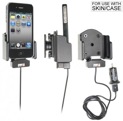 Mobile holder with built-in charger