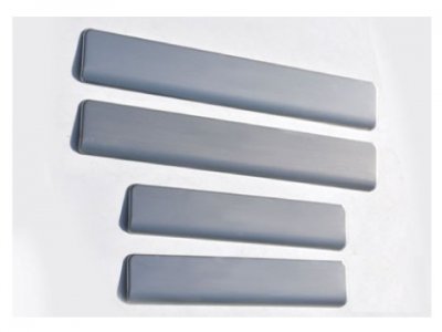 Stainless steel entrance guard for Peugeot 308 from 2007-2013