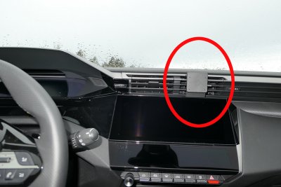 Mobile phone holder Peugeot 308 from 2022-