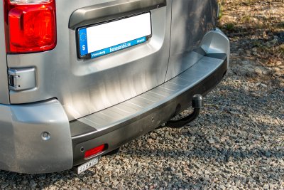 Lastskydd i Rostfritt stål till Peugeot Expert 2016- | Borstad