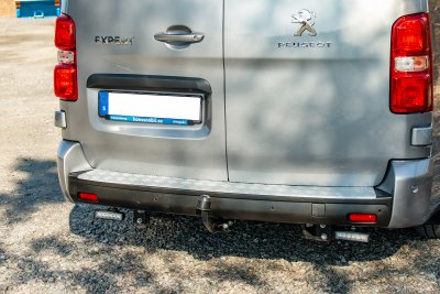 Rear bumper protection Toyota Proace from 2016 onwards