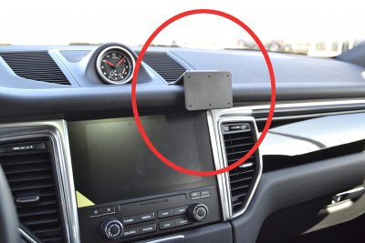 Mobile phone holder Porsche Macan from 2014 onwards