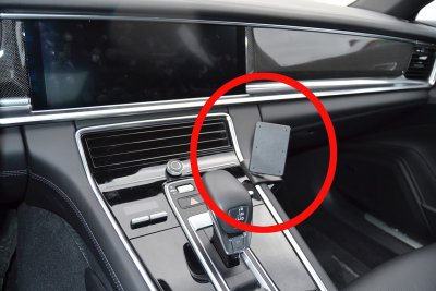 Mobile phone holder Porsche Panamera from year 2017-