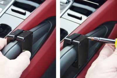 Mobile phone holder Porsche Cayenne from model year 2018-