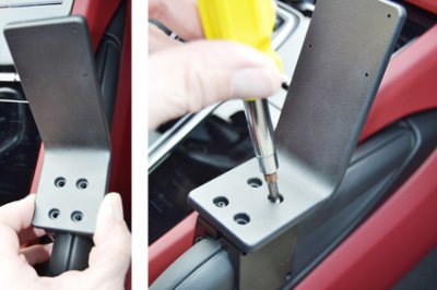 Mobile phone holder Porsche Cayenne from year 2018-