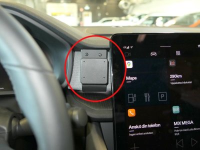 Mobile phone holder Polestar 2 from 2021-