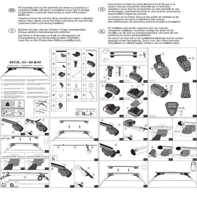 Roof rack for Hyundai Tucson from 2015-2020