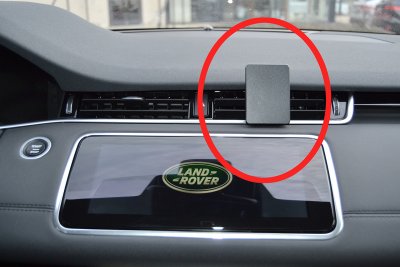 Cell phone holder Range Rover Evoque from 2019-2023