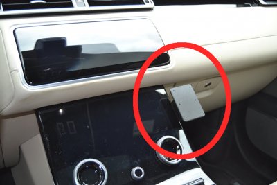 Mobile phone holder Range Rover Velar from 2017-