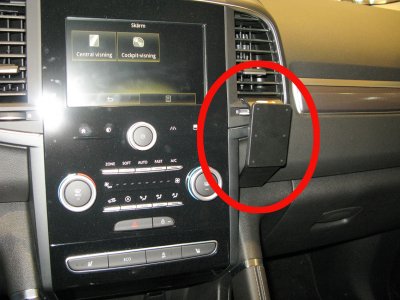 Mobile phone holder Renault Koleos from 2017-