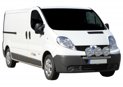 Stainless steel extra light bracket for Opel Vivaro from 2002-2014