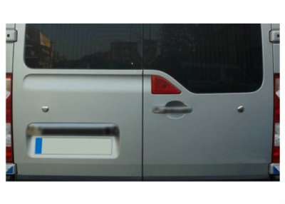 Stainless steel protective rubber covers for Renault Master from 2011-