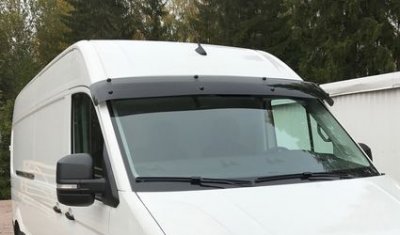 Black ABS plastic sunshade | Second-hand sorting