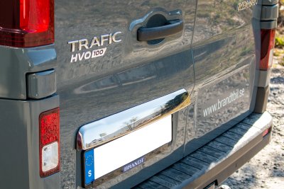 Stainless steel license plate for Nissan NV300 from 2016-