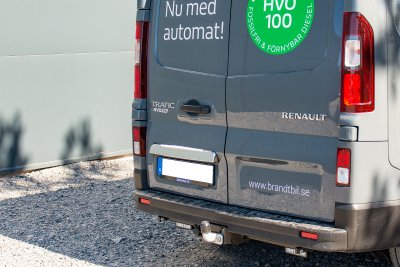 List above license plate Trafic (Renault) from 2015-