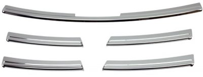 Stainless steel upper grill for Renault Trafic from 2015-2018