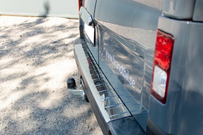 Rear bumper protection Renault Trafic from 2014-2022
