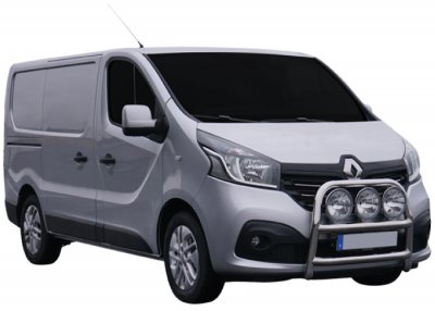 Stainless steel bull bar for Opel Vivaro from 2015-2019