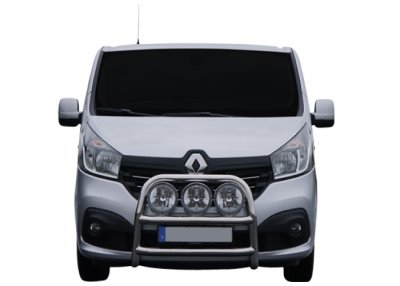 Stainless steel bull bar for Opel Vivaro from 2015-2019