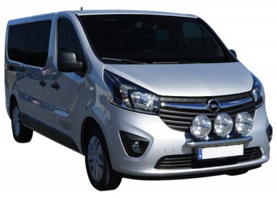Stainless steel extra light bracket for Opel Vivaro from 2015-2019