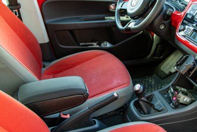 Imitation leather armrest for Seat Mii from 2011-